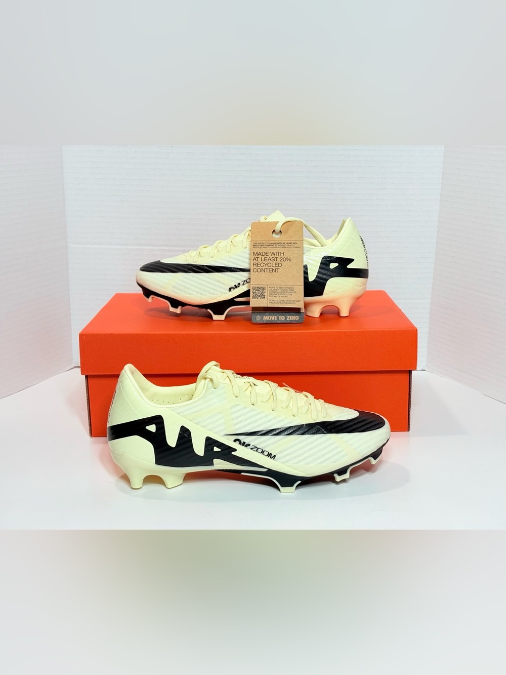 Size 6.5 Nike Air Zoom Mercurial Vapor Elite FG/MG Soccer Cleats DJ5631-700 NEW